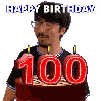 100 Years Old 100Th Birthday Sticker