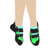 Shoes Climbing Sticker