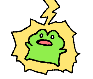 Electric Shock Drawing Sticker