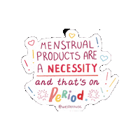 western_usc westernu uwo westernuniversity menstrualhygieneday Sticker