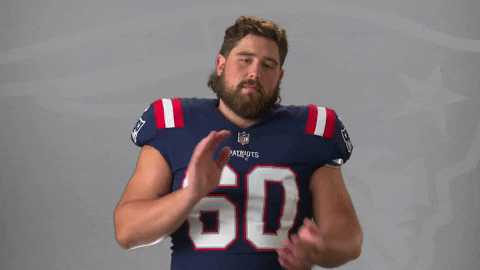 David Andrews Applause GIF by New England Patriots