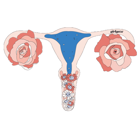 Yoni cervical cancer Sticker by Girlgaze