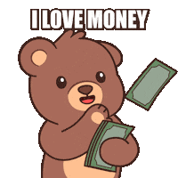 Make It Rain Money Sticker by BEARISH