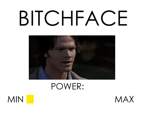 bitch face GIF
