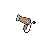 Blow Dry Hairdresser Sticker by JamieDanaHair