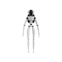 Zorans glitch trippy star wars ai Sticker