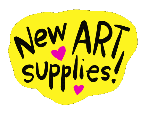 Art Supplies Sticker
