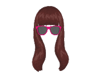 boughtredhanded hair sunglasses glasses hairstyle Sticker