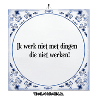 Humor Focus Sticker by Tegelspreuken.nl