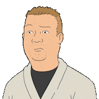 King Of The Hill Thinking Sticker