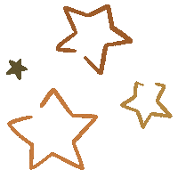 Hand Made Star Sticker
