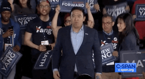 Andrew Yang Speech GIF
