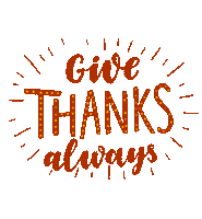 Giving Give Thanks Sticker