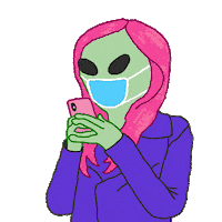 Oh My God Omg Sticker by Holler Studios