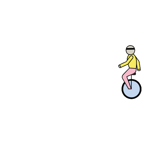 Unicycle Sticker by Helsingborgstad