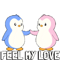 Stay Strong I Love You Sticker by Pudgy Penguins