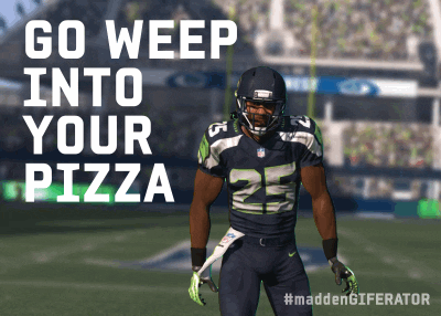 seattle seahawks GIF by Madden Giferator