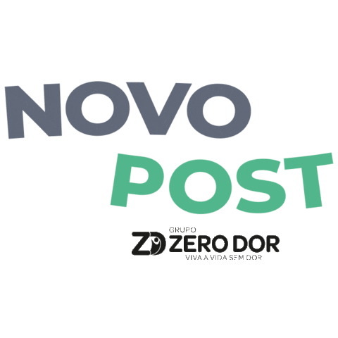 Novo Post Sticker by Grupo Zero Dor