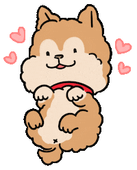 Dog Love Sticker by Ai and Aiko