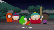 scared eric cartman GIF by South Park 