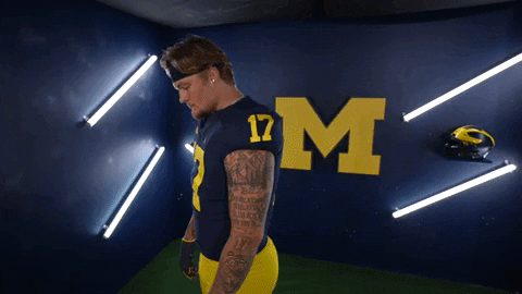 Go Blue College Football GIF by Michigan Athletics