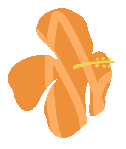 Flower Beach Sticker