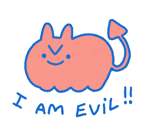 Devil Mischief Sticker by emilka