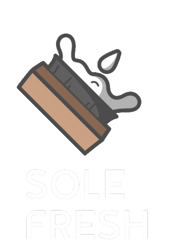 SoleFreshru sneakers cleaning dirt foam Sticker