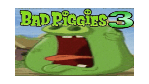 realbullshat realbullshat bad piggies Sticker