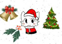 iHateRacism356 cat christmas boykisser boy kisser GIF