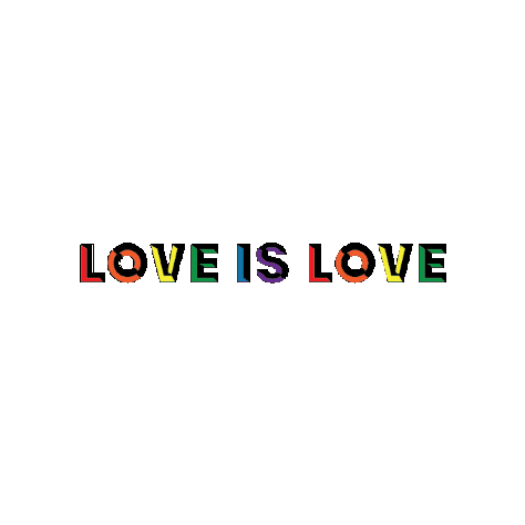 Love Is Love Rainbow Sticker by Vice Cosmetics