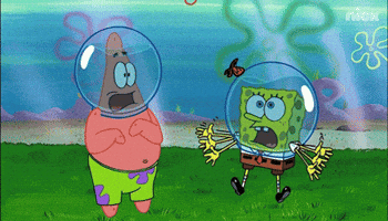 Scared Patrick Star GIF by SpongeBob SquarePants
