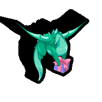 Outland_norge gift dragon present giveaway Sticker