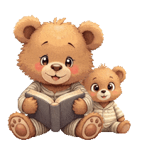 Cute Teddy Bears Sticker