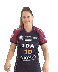 Carmen Campos Sticker by JDA Dijon Basket