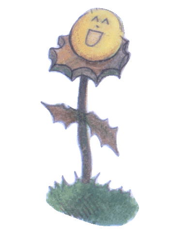 mellobug giphyupload flower dandelion mellobug Sticker