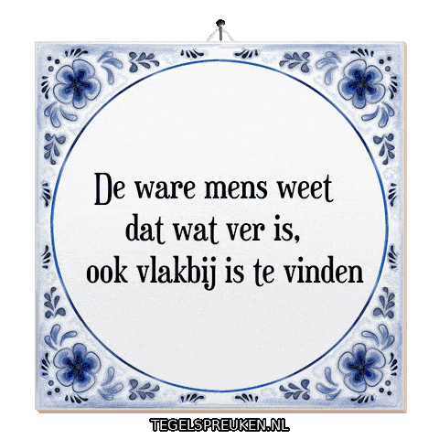 Reflectie Verandering Sticker by Tegelspreuken.nl