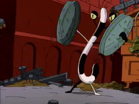 nickrewind giphydvr nicksplat aaahh real monsters giphyarm041 GIF