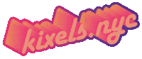 Rainbow Text Sticker