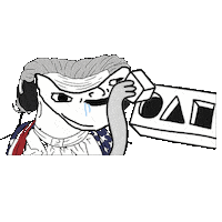 Trying No Brain Sticker