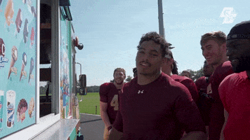 BostonCollegeAthletics football college ncaa ice cream GIF
