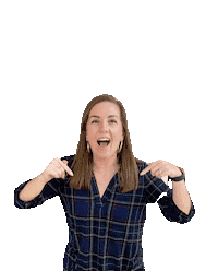 sarahbennettrealtor look point realtor point down Sticker