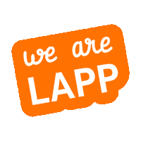 lappgroup orange cables lapp weconnect Sticker