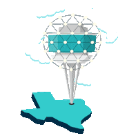 Ball Dallas Sticker by Reunion Tower