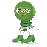 winter skate Sticker by Topjoy
