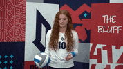 Volleyball Ball Toss GIF by GoDuquesne