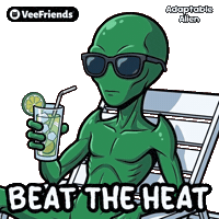 Summer Chill Sticker by VeeFriends