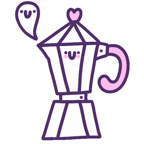 Happy Coffee Sticker