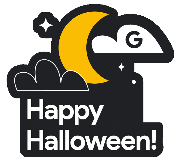 Halloween Moon Sticker by Google Developers