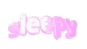 Tired Good Night Sticker by Baruch Geuze